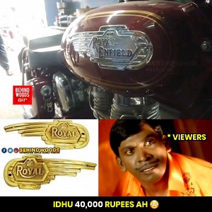 ROYAL ENFIELD TANK MONOGRAM-ஏ இவ்ளோ RATE வருமா..! 😱 #RoyalEnfield #TankMonogram #VintageBikes | Behindwoods