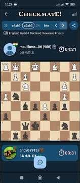 Englund Gambit : Reversed French Defence | Queens Pawn Opening #chess #chessstrategies #chessdraw