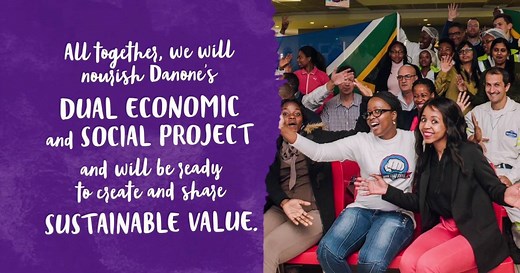 Danone's 2030 Goals: a set of long-term objectives for our company and brands to create and share long-term sustainable value, in line with our vision: One Planet. One Health. #DanoneCompanyGoals #OnePlanetOneHealth | Danone