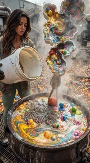 THE MOST SATISFYING RUBBER DUCK FLOOR EVER 🦆♻️ | Amazing Recycling Transformation