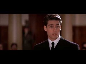 Kiefer Sutherland, Tom Cruise in A few Good Men - in the court