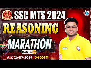 SSC MTS Reasoning Classes 2024 | SSC MTS Marathon | Reasoning By Shobhit Sir (Part 2)