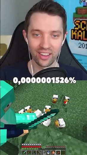0,001526% Wahrscheinlichkeit in Minecraft