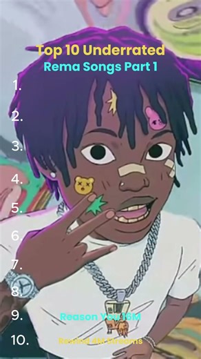Top 10 Underrated Rema Songs Part 1