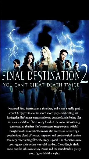 Final Destination 2 (2003) Movie Review