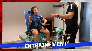 Ce mercredi, test isocinétique en compagnie du kinésithérapeute Thibaud Aubin, qui vous explique l'intérêt de ce dernier pour nos joueuses ! 🔴🔵 Selma Bacha et Melvine Malard en premières cobayes ! 💪 | OL Lyonnes