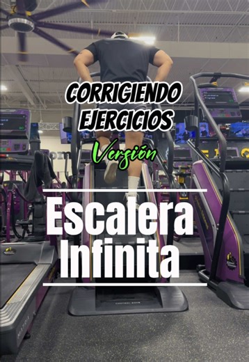 Cómo usar las escaleras infinitas en el gym! Te dejo la técnica correcta y los principales errores #cardio #gymtutorial #consejosgym #escalerainfinita #cardiogym