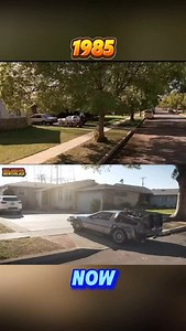 Back to the Future McFly House Then vs Now | Delorean Rental