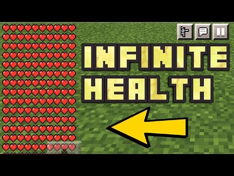 Minecraft - How To Get Infinite Health! (Invincible)