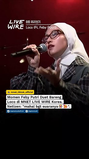 Keren banget 😍 [via: mnet_tiktok_official ] #febyputri #loco #mnet #korea #dagelanmusik | Dagelan Musik