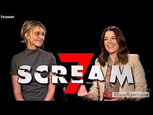 SCREAM 7 interviews with Neve Campbell, Isabel May, director Kevin Williamson 4K