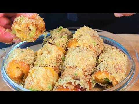 INVOLTINI di PEPERONI ARROSTITI e FORMAGGIO ricetta involtini di peperone involtini rapanello