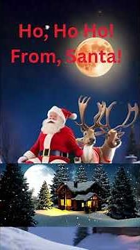 Santa Says Hello With Miss Holly ☃️#christmas