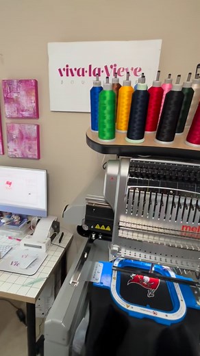 Custom Apron coming right up! - #melco #melcosummit #vivalavieveboutique #shopsmall #shoplocal #smallbusiness #embroidery #statesboroga #atlanta #jacksonville #personalized #personalizedgifts #buccaneers #football #footballlife | Vivalavieve Boutique | Facebook