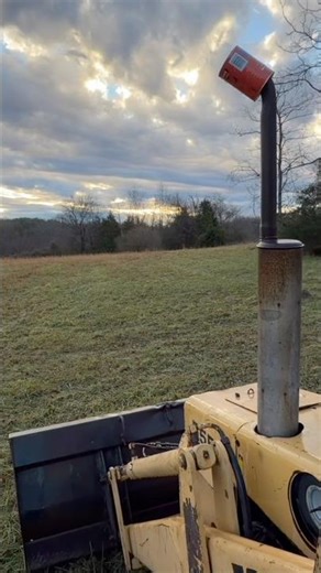 Ford diesel cold start #backhoe #coldstart #work #ford #diesel #farm #tractor #family