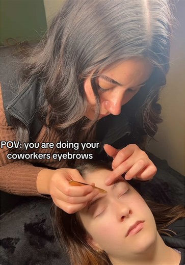 Dramatic Eyebrow Moments with Coworkers