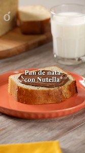 Te damos la receta paso a paso para que prepares este pan de nata en tiempo récord, ¡lo que necesitas para endulzar tus días con Nutella ®! 🍞🍫 | kiwilimón