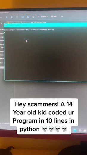 💀💀💀💀💀 #python #code #scammers #programming
