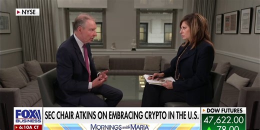 SEC's Paul Atkins touts 'tokenization' as key to modernizing US markets