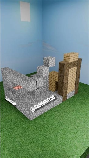 Minecraft Blacksmith / 3D Building Animation #3danimation #3dart #blender3d #blenderanimation