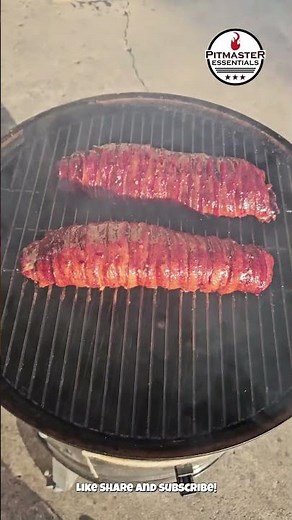 Juicy Bacon Wrapped Pork Tenderloin on the 18.5 inch Weber Smokey Mountain!
