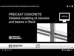 Precast Concrete Columns & Beams: Modeling & Documentation in Revit