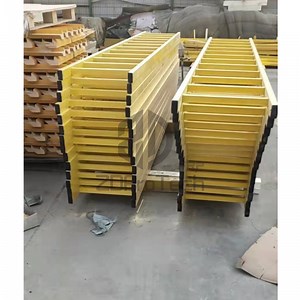 [Hot Item] 10 FT. Fiberglass Round Rung Straight Ladder with 375 Lb. Load Capacity Type Iaa Duty Rating