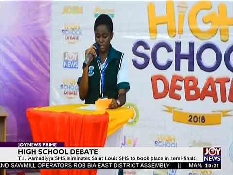 High School Debate - JoyNews Prime (5-10-18)