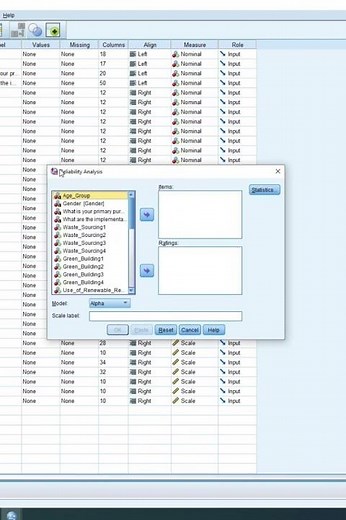 SPSS Reliability Analysis | Cronbach’s Alpha Step-by-Step Tutorial