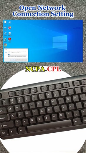 UPSF on Instagram: "Open Network Connections Using Run Command | Windows Shortcut 💻 #Shorts Learn how to open Network Connection settings using the Run command in Windows. This quick shortcut lets you manage Wi-Fi, Ethernet, adapters, and network settings instantly. 📌 In this video you will learn: Open Network Connections using Run command Network settings shortcut in Windows Manage Wi-Fi and Ethernet quickly Useful Windows Run commands Your Quary open network connections run command, ncpa.cpl
