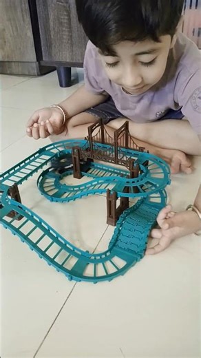 train aai chuk chuk🚂🚄🚅🚉#cutebabyboy #train #toy #ytreels