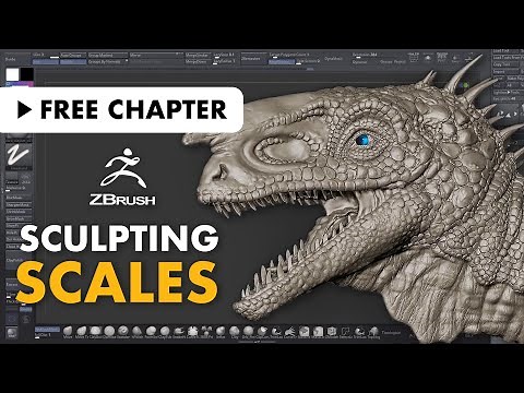 Sculpting Scales in ZBrush