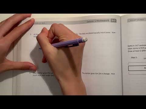 Eureka Math Grade 3 Module 7 Lesson 1 Homework | #mathwithaubrey #answers