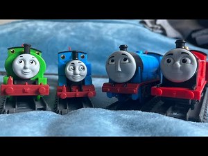 Trackmaster Thomas and Friends 80th Anniversary Thomas, Percy, James and Gordon