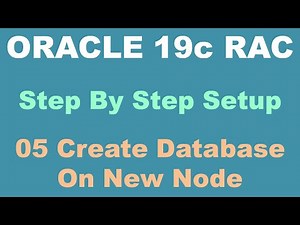 Oracle 19c RAC Step By Step 05 Create Database on New Added Node