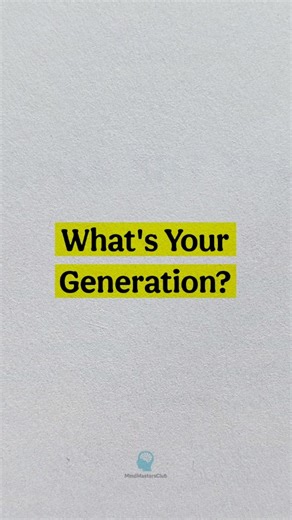 Mind Power | Influence | Success on Instagram: "Every generation has its own story — its struggles, values, and victories 🌍✨ From the Lost Generation that saw the world transform, to Gen Z and Alpha shaping the digital age — each one has left a mark that defines who we are today. 💭 No matter where you belong on this list, every generation has contributed something powerful to humanity’s progress — courage, creativity, resilience, or change. 🌱 So… which generation are you a part of, and what d