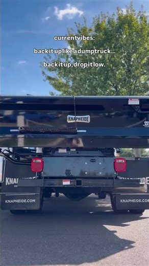 Back it up like a dump truck! Back it up and drop it low! It’s time for fall clean up.