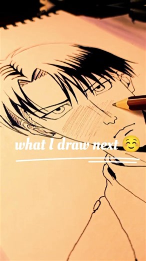 Levi drawing 💀#levi #leviackerman #shorts