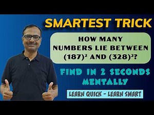 Video 62 - Numbers Between Consecutive Squares? Answer Directly in 2 Seconds #numbersystem #numbers