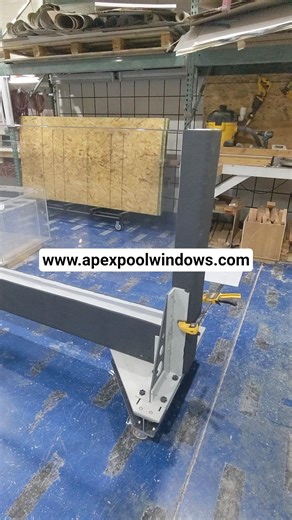 Self installation system for acrylic pool windows.