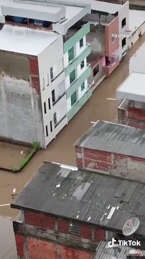 Heavy flooding left at least 18 people dead and more than 280 injured in northeastern Brazil. Thousands have been forced from their homes. #cnn #news