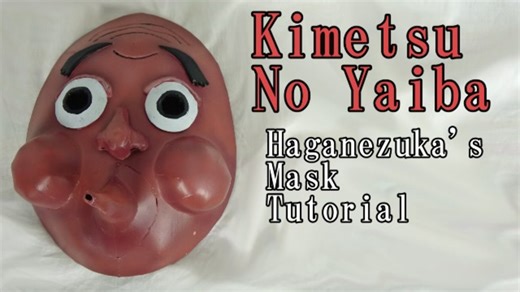【Kimetsu No Yaiba】Haganezuka's mask Tutorial Renewal【Demon Slayer】 鬼滅の刃