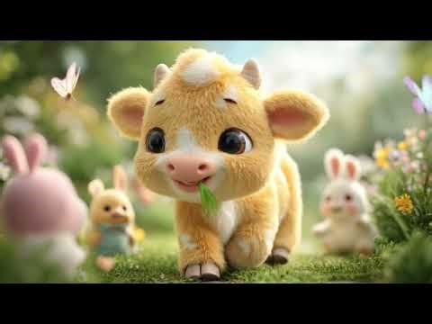 Con Bò Vàng - Ca nhạc hoạt hình thiếu nhi vui nhộn cho bé xem cả ngày