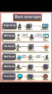 Basic Server Types. Server Types information. #coding #webdevelopment✨ #htmlcssjavascript | Premi Coding