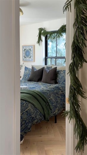 Society6 on Instagram: "Don’t forget to spread the holiday cheer to all the rooms in your home ✨❄️"