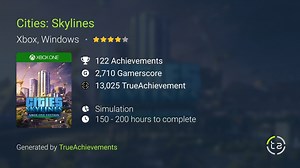 Cities: Skylines Achievements