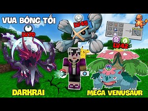 MINECRAFT PIXELMON #25 | THU PHỤC DARKRAI VUA BÓNG TỐI, BỘ 3 AO HỒ VÀ THỬ TIẾN HÓA CHO CÁC POKEMON!!