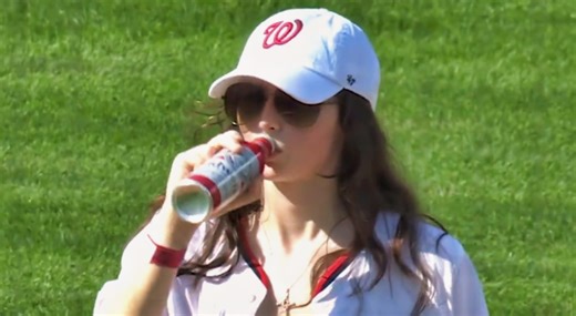 Washington Nationals Celebrated Their 21st Anniversary By Bringing Out 21-Year-Old Birthday Girl For Her Ceremonial 1st Sip Of Beer - And Everyone Immediately Noticed The Same Thing [VIDEO]
