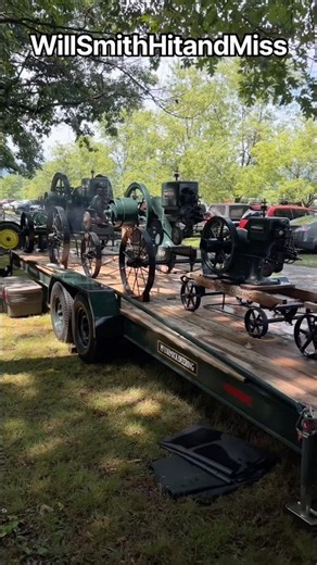 Every IHC Model M engine on one trailer #internationalharvester #vintageengine