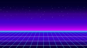Download Retro 80s sci-fi futuristic style background animation. retro futuristic synth wave animation in 1980s style. Retro Nostalgic new wave vaporwave cyberpunk animation with vibrant neon colors. for free